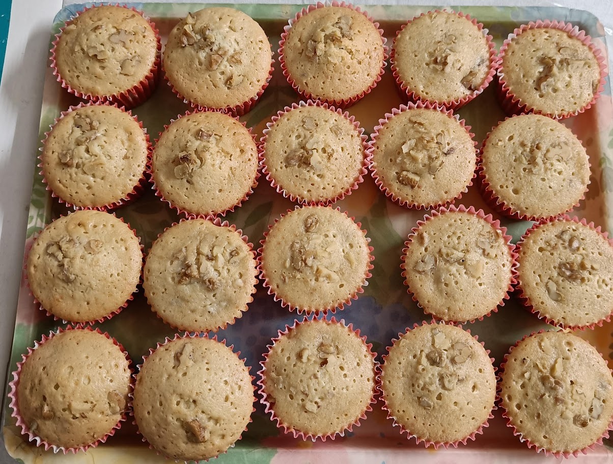 Vanilla Walnut Muffins