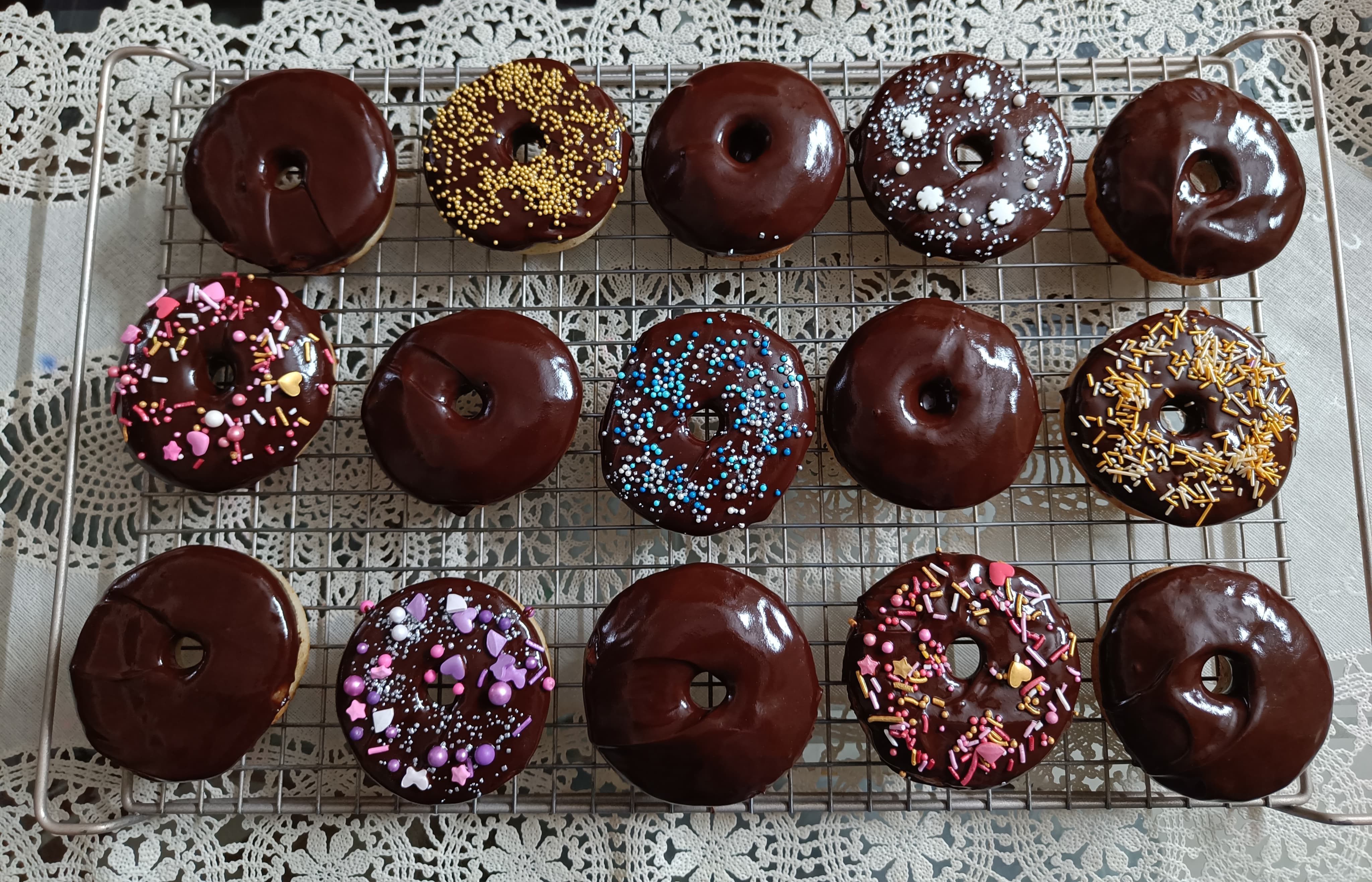 Chocolate Glazed Doughnuts